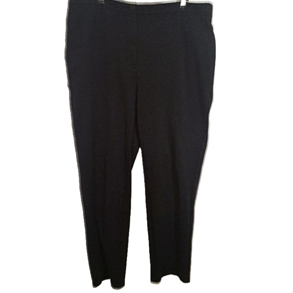 Eileen Fisher Black Straight Leg Pants